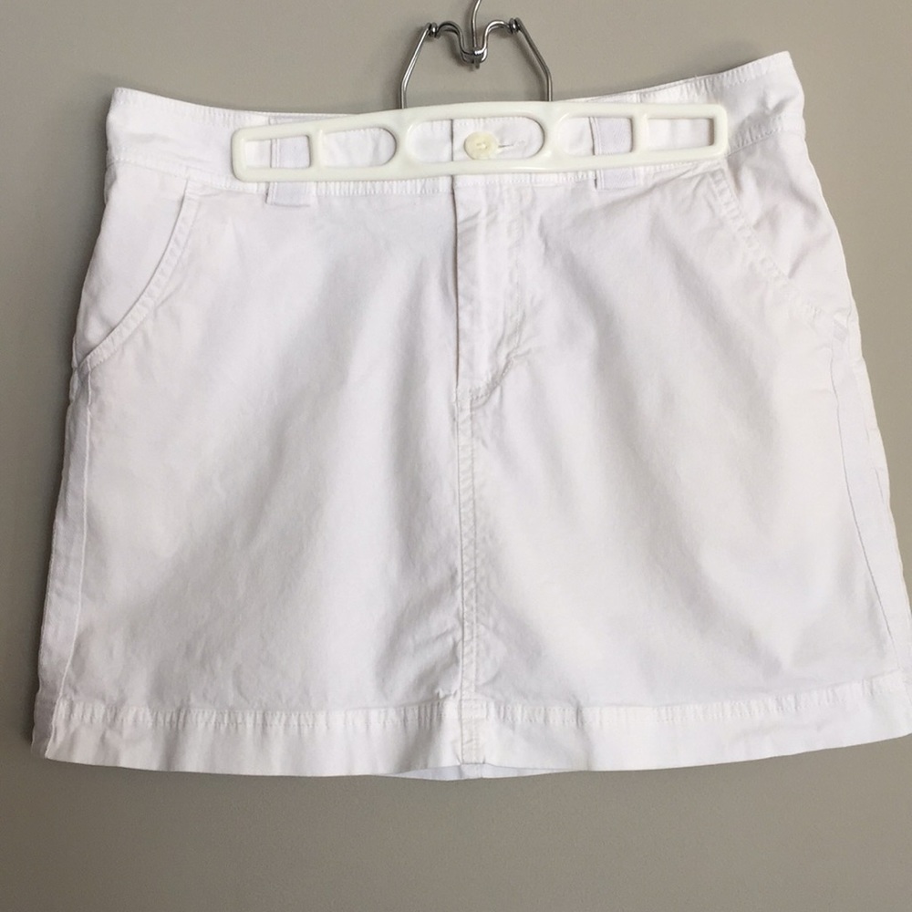 Dockers Women’s Mini Stretch White Skirt Size 4